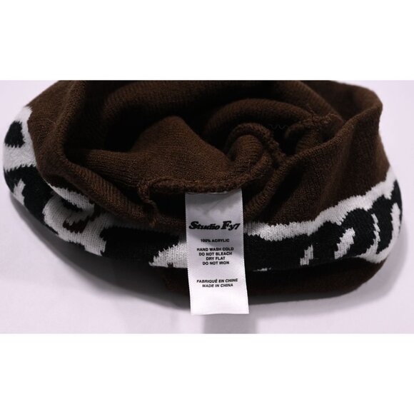 Studio FY7 Winter in Paris Beanie in Brown